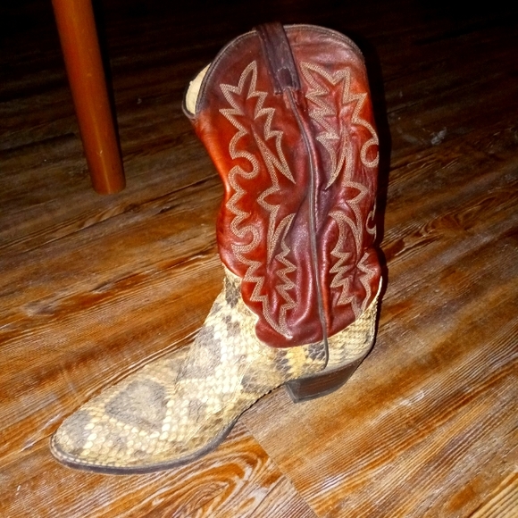 Men's Snakeskin Cowboy Boots